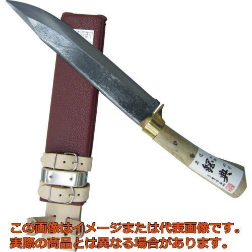 鋼典　安来鋼付　山鉈　片刃ツバ付　完全包装
