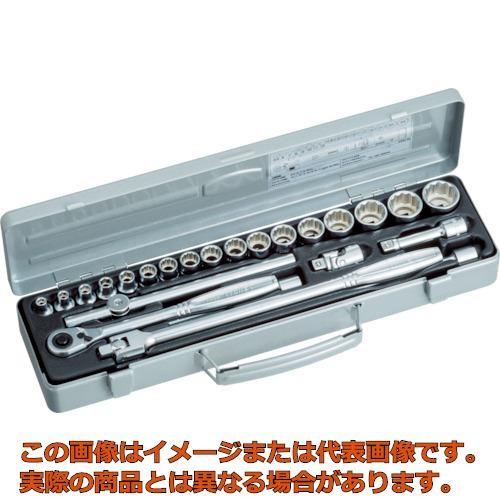 ＴＯＮＥ　ソケットレンチセット　６角１２角タイプ　差込角９．５ｍｍ　２４点セット