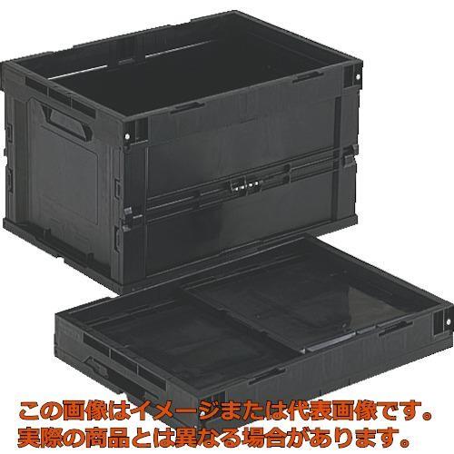 黒２０個TRUSCO　スケルコンオリコン50L 黒　【数量指定可能】 代引不可・配送日時指定不可】TRUSCO オリコン 導電性折り畳み