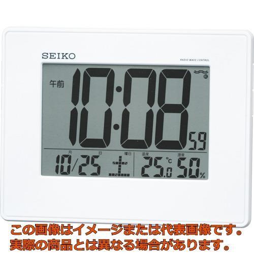 ＳＥＩＫＯ　温湿度計付き掛置兼用電波時計｜kougubako