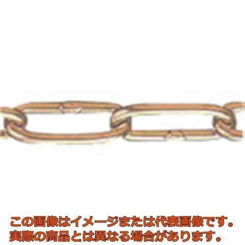 流行に  水本　黄銅チェーン　３０ｍ　線径５ｍｍ(BR5-7028) その他DIY、業務、産業用品