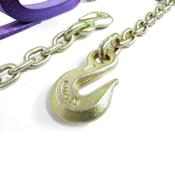 お買い得在庫処分 ラッシングベルト6m 2本組 チェーンフック付き