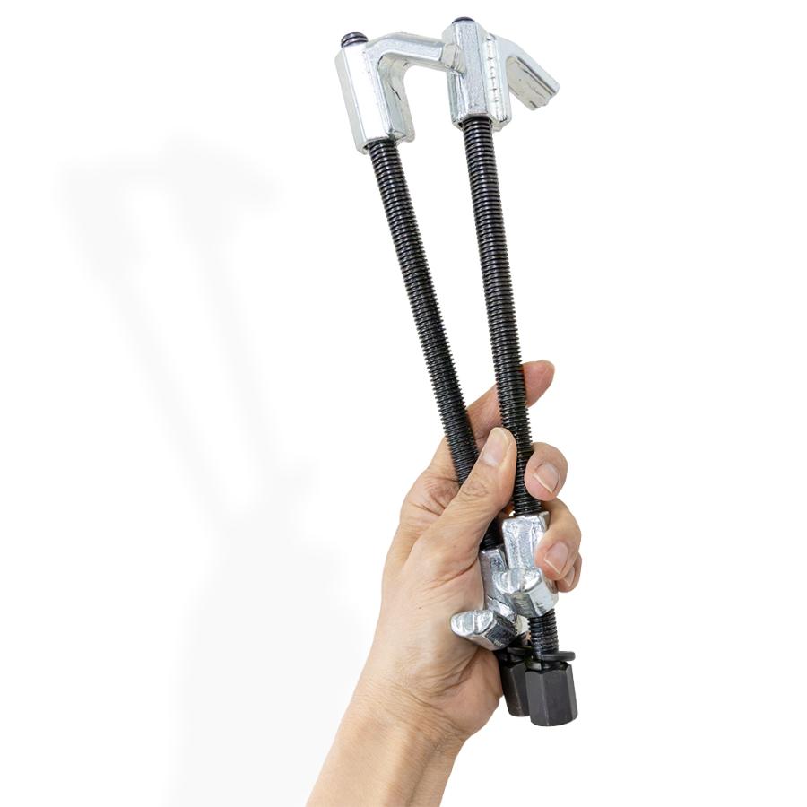 コイルスプリングコンプレッサー 310mm 二爪 2本組セット スプリング