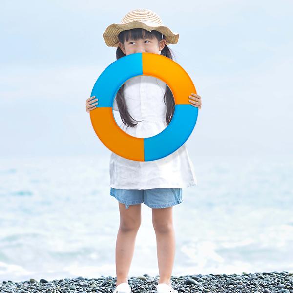 浮き輪 子供用 EVAフォーム製 浮輪 うきわリングブイ キッズ用 安全