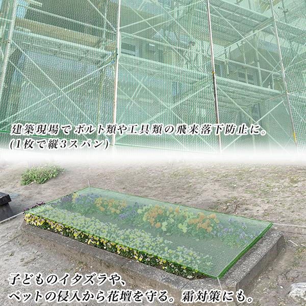 ネット　６ｍ×５，５ｍ 遮光ネット 遮光率55％～65％ H108BK 1×10 – GREEN