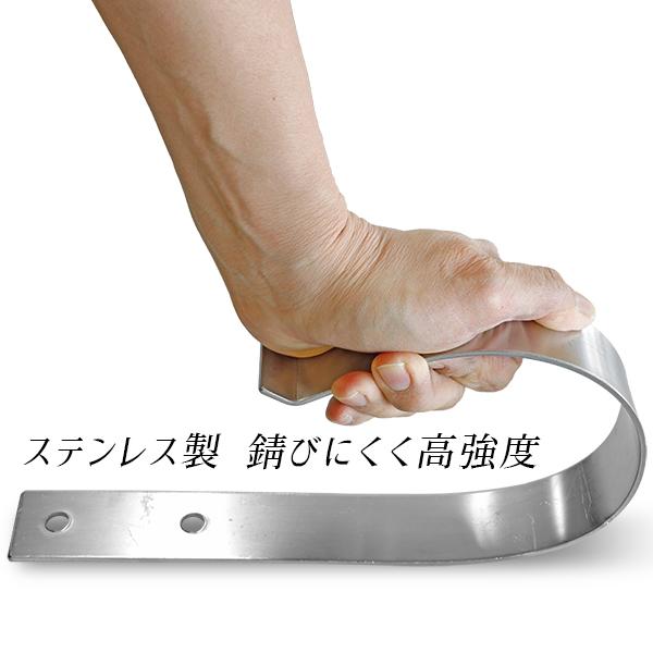 救命浮環用 ステンレス製 J型支柱/浮環ホルダー ラックホルダー 救命