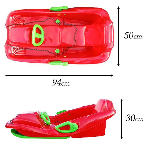ソリ ハンドル付き そり 94cm キッズカート子供用 キッズ スノーカート
