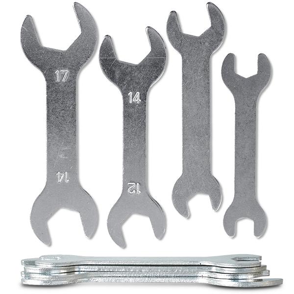 調整可能スパナ4本セット 薄型簡易スパナ 4本組セット 8-10mm 10-13mm 12-14mm 14-17mm 家具の