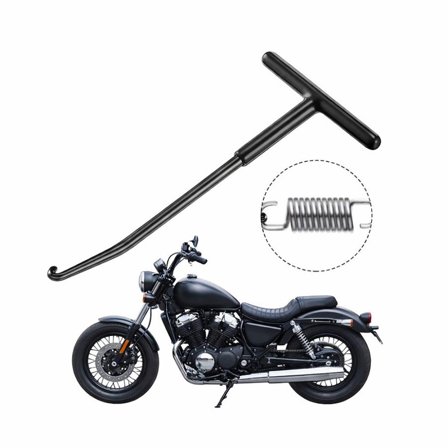 スプリングフック 黒グリップ 全長16cm スプリング取り外し工具