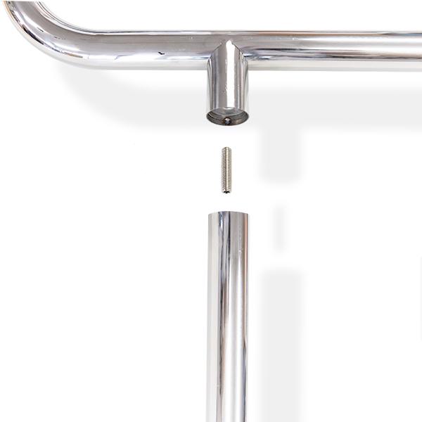 トイレ用手すり ステンレス製 トイレ介助バー P型 洋式トイレ用 介護