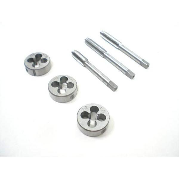 M8 タップアンドダイスセット 6個組 M8-0.75とM8-1.0とM8-1.25