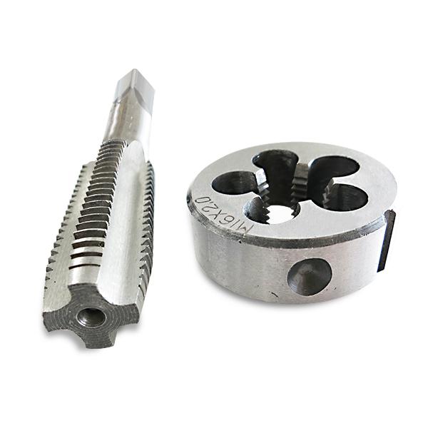 M16×2.0 タップダイスセット 2個組 ピッチ2.0 外径16mm 送料無料 M16×2.0 タップダイスセット 2個組 ピッチ2.0 外径16mm 送料無料