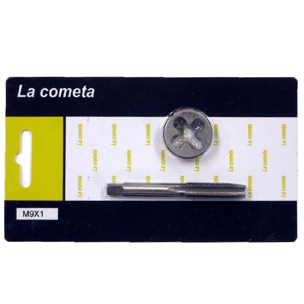 M9x1.0 タップアンドダイスセット 2個組 ねじ山目立修正 タップダイス