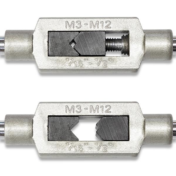 タップハンドル Sサイズ M3-M12対応 タップレンチ タップホルダー 全長