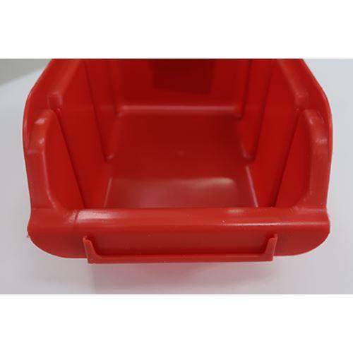エスコ EA661CJ-8 145x240x127mm パーツトレー(重ね置型・赤/34 エスコ EA661CJ-8 145x240x127mm パーツトレー(重ね置型・赤/34