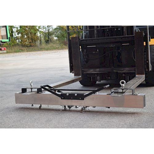 エスコ EA781EH-51 1200mm/90kg フォークリフト用鉄クズ回収マグネットバー