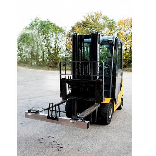 エスコ EA781EH-51 1200mm/90kg フォークリフト用鉄クズ回収マグネットバー