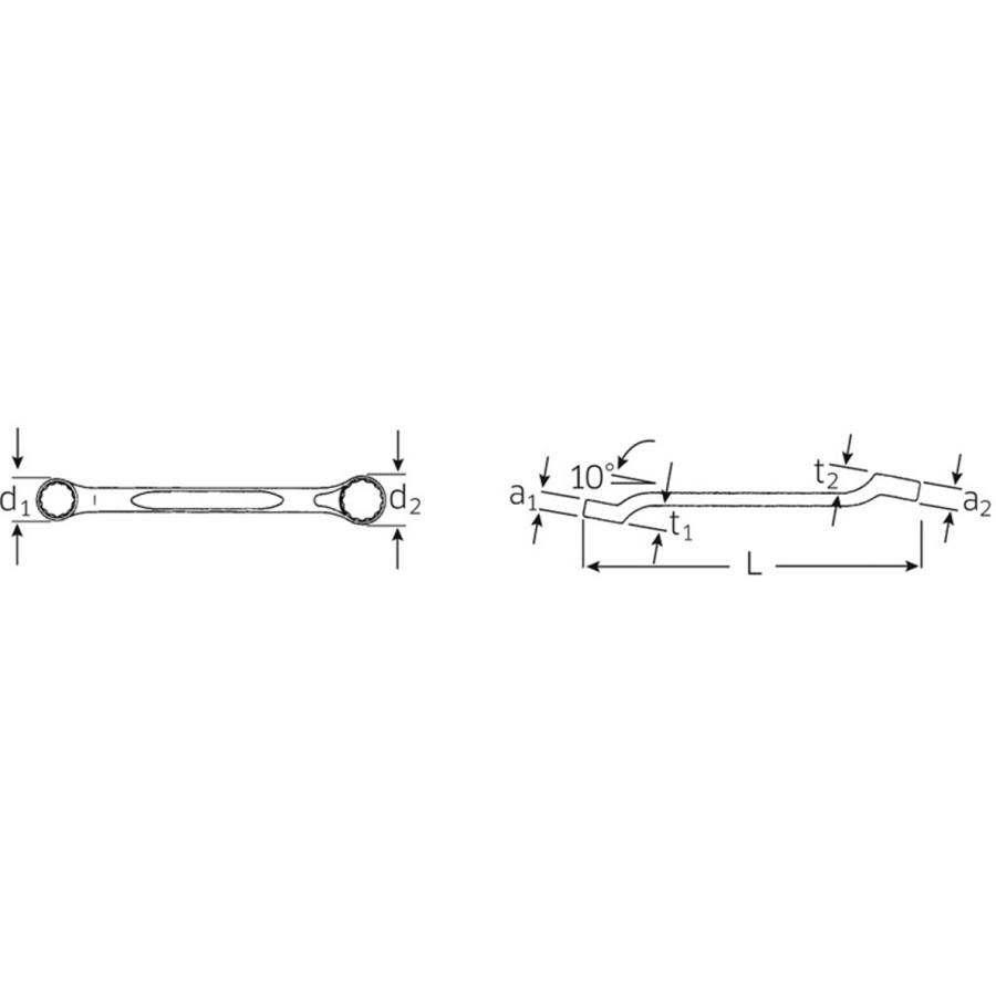 【節約術】 STAHLWILLE スタビレー 180A-3/8X7/16 メガネレンチ (HPQ) (41602428)