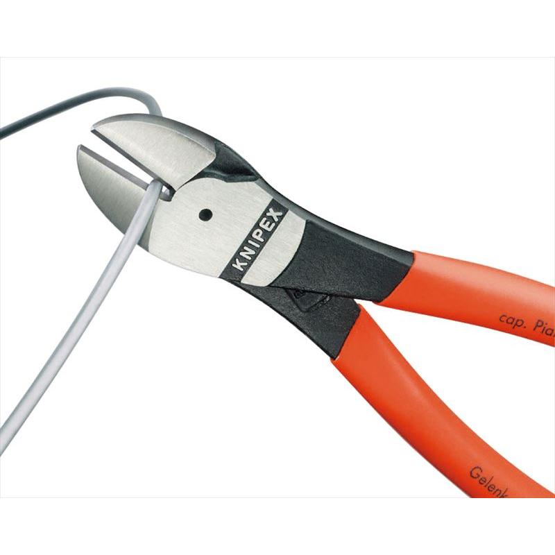 KNIPEX（クニペックス） 74 01 200 強力型斜ニッパー(硬線用) : 工具