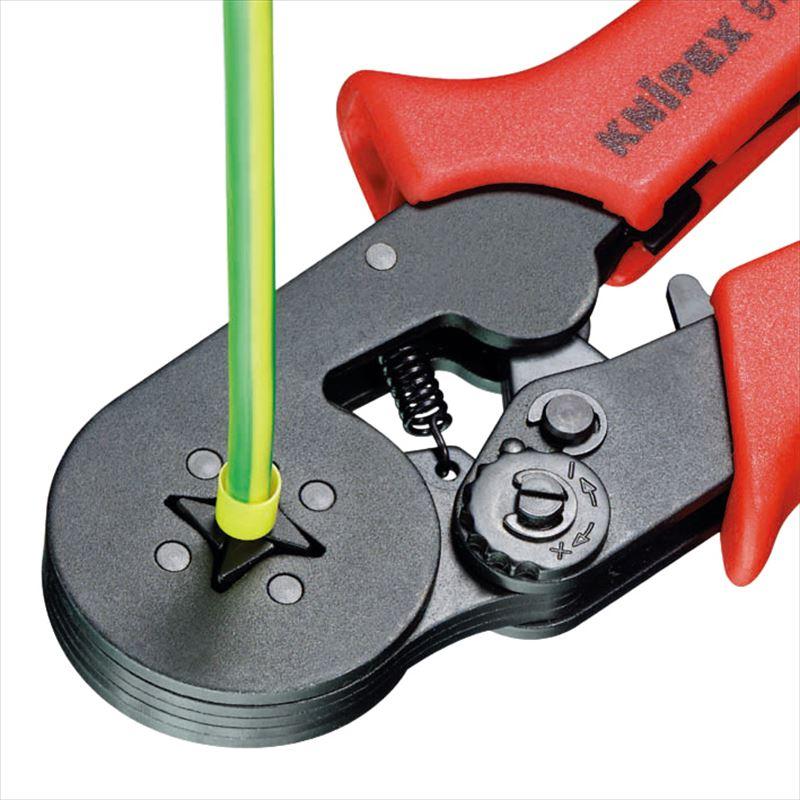 KNIPEX（クニペックス） 97 53 04 ワイヤーエンドスリーブ圧着ペンチ 