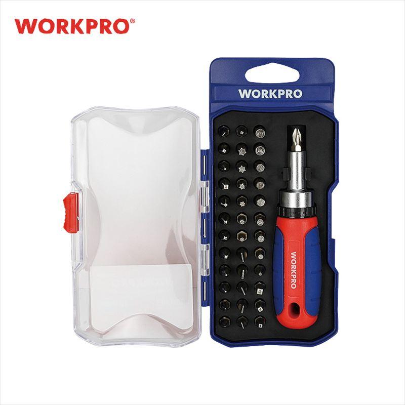 WORKPRO ワークプロ ラチェット式ドライバーセット WP200517 : 工具
