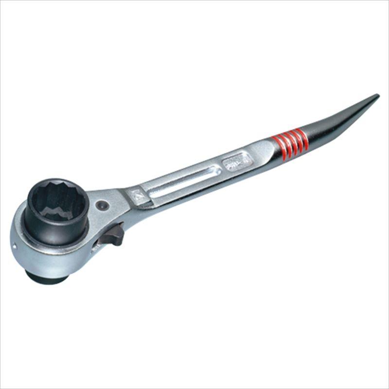 SUPER TOOL スーパー 曲がりシノ付ラチェットレンチ SRB1719R SUPER TOOL スーパー 曲がりシノ付ラチェットレンチ SRB1719R
