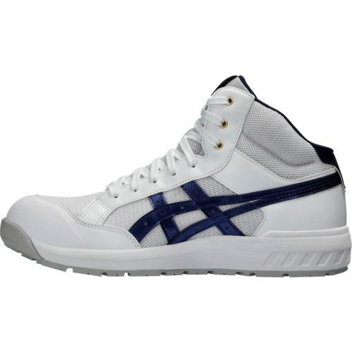 asics CP218 ハイカットシューズ ホワイト/ネイビー ASICS（アシックス） ウィンジョブ CP218 ホワイト/ピーコート 28.0cm