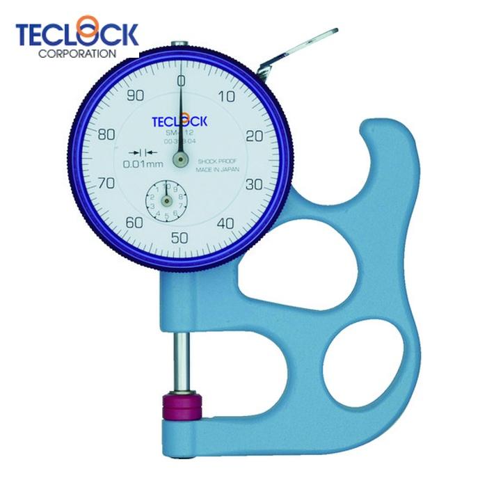 テクロック TECLOCK SM-112 ダイヤルシックネスゲージ 測定範囲0~10mm 