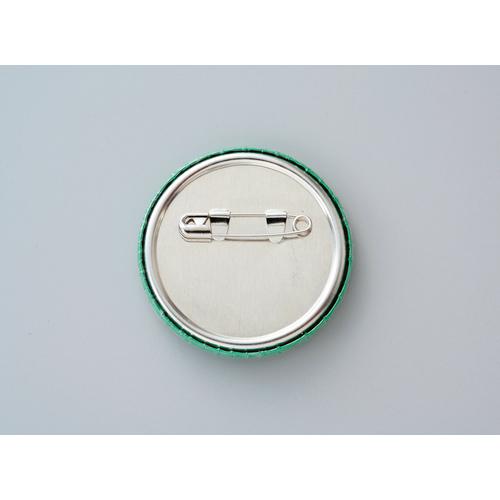 緑十字 缶バッジ(胸章) 運転者フォークリフト バッジ454 44mmφ スチール/セル張り(1個) 品番：138454｜kouguland｜02