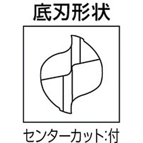 三菱K 三菱マテリアル VA2SSD2000 2枚刃バイオレット ハイススクエアエンドミルショット刃長(S)20mm (1本)_1