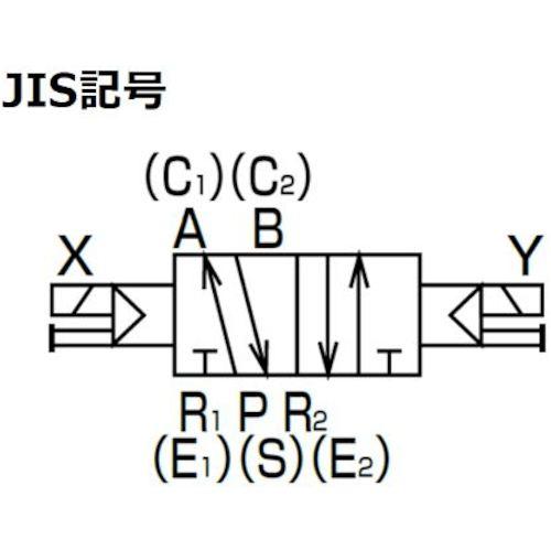 CKD 4Fシリーズパイロット式5ポート弁セレックスバルブ 3.9C[dm[[の3乗]]/(S・bar)]/音速コンダクタンス (1台) 品番：4F320-10-AC200V｜kouguland｜03