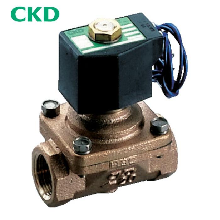 CKD CKD ADK11-25A-02C-AC200V 電磁弁 パイロットキック式2ポート 