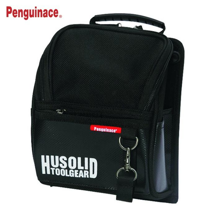 ペンギンエース（Penguinace） HUSOLID TOOLGEAR フタ付腰袋 L (1個 