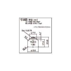 TRUSCO(トラスコ) ボールキャスター プレス成型品上向用 スチール製ボール (1個) T-A8C｜kouguland｜02