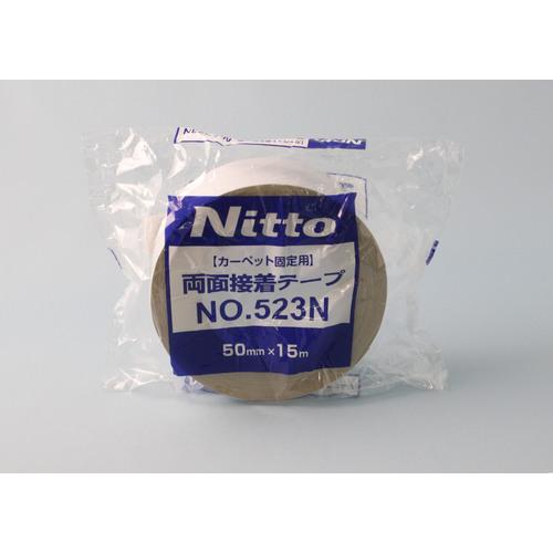 日東工器 日東電工 工業用 プロ用両面テープ 布両面粘着テープ No.523N