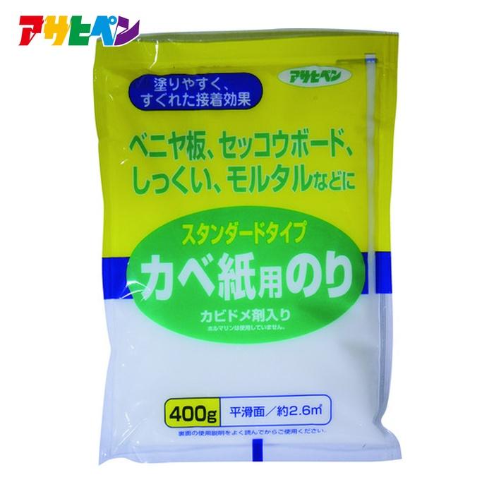 アサヒペン スタンダードタイプカベ紙用のり 400G 763 (1個) 品番