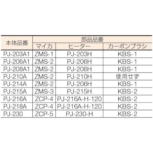 SURE プラジェット用ヒーター PJ-203A用300W (1個) 品番：PJ-203H｜kouguland｜06