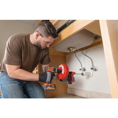 リジッド RIDGID 57043 ドレンクリーナー パワースピン+ (1台) : 工具