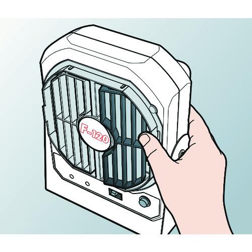 VESSEL（工具） ベッセル 静電気除去ファン (低風量タイプ) No.F-120S 