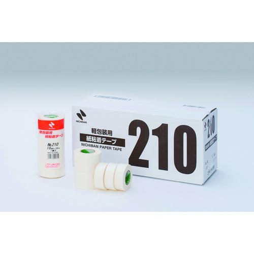 NICHIBAN（ニチバン） 紙粘着テープ210H-15 15mmX18m 8巻入 (1Pk) 210H