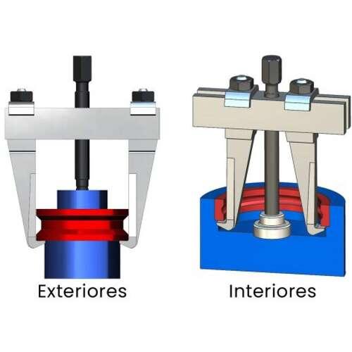 FORZA フォルツァ 1015 スライド式ギヤプーラー(2本爪タイプ) (1台)_1