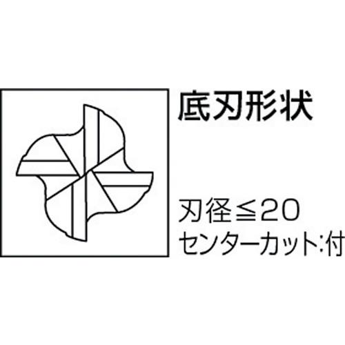 三菱K 三菱マテリアル VAMFPRD1200 4枚刃バイオレットファイン ハイスラフィングスクエアエンドミルミディアム刃長(M)12mm (1本)_1