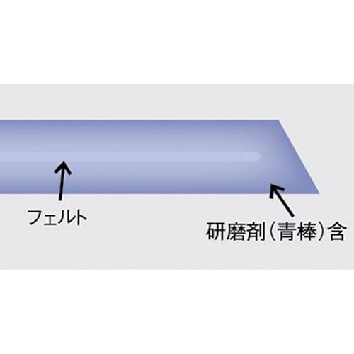 トラスコ TRUSCO ポリディスク Φ100X10X16 艶出し研磨用 5個入 (1箱) GF100の画像