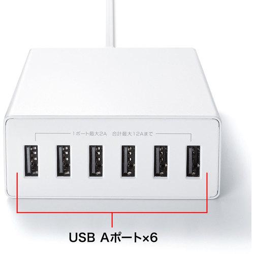 SANWA USB充電器 (1台) 品番：ACA-IP67W｜kouguland｜08