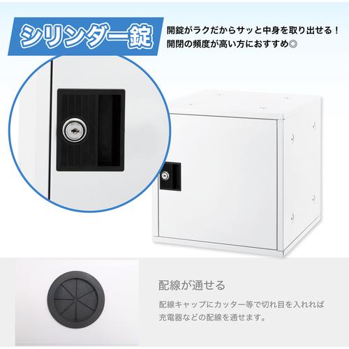 アスカ 組立式シューズボックス ホワイト (1台) SB800Wの画像