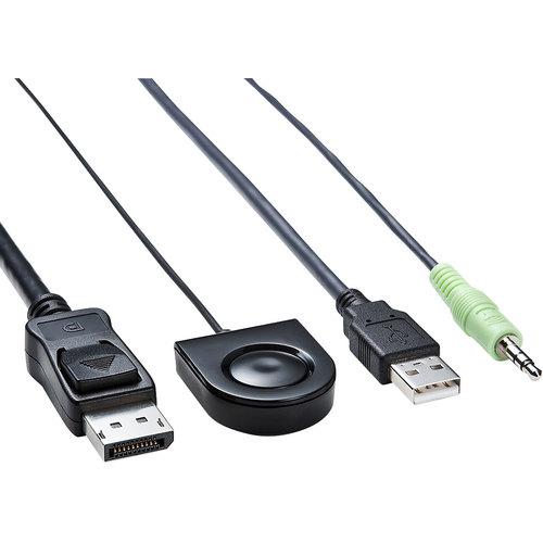 サンワサプライ SW-KVM2WDPU DisplayPort対応手元スイッチ付きパソコン自動切替器(2:1) (1台)_4