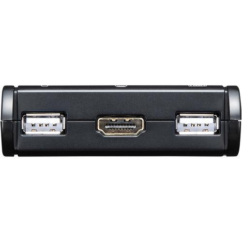 SANWA SUPPLY（サンワサプライ） SW-KVM2WHU HDMI対応手元スイッチ付き