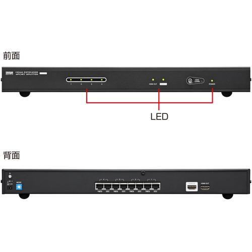 SANWA SUPPLY（サンワサプライ） HDMIエクステンダー（送信機・4分配