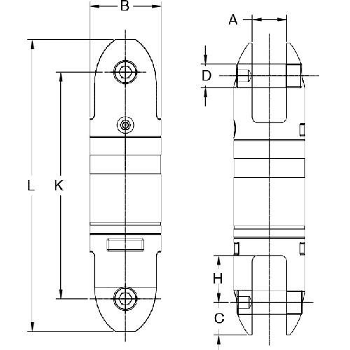 YOKE ヨーク 8-301-25 ベアリングスイベル 25T (1個) : 工具ランド 