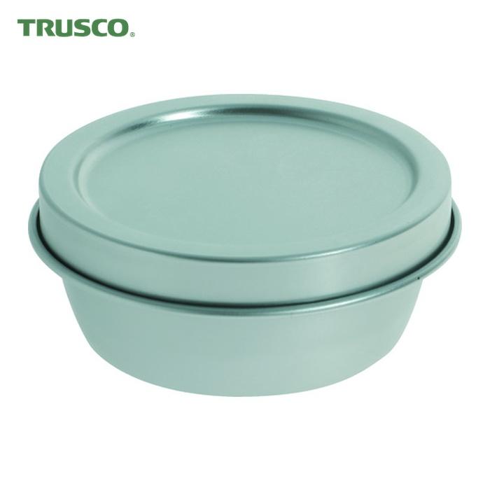 アルミ丸型容器 TRUSCO中山 トラスコ TRUSCO アルミ丸型容器 蓋付 123ΦX70 (1個) ARB